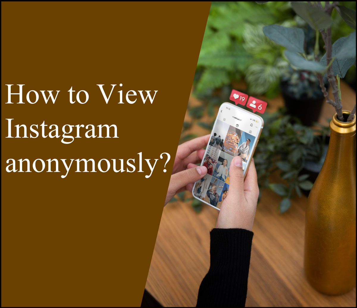 How to View Instagram anonymously?