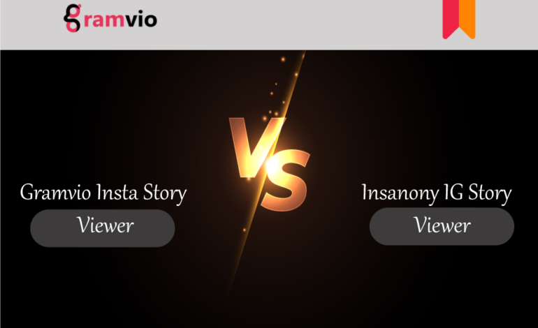 Gramvio Insta Story Viewer vs Insanony IG Story Viewer