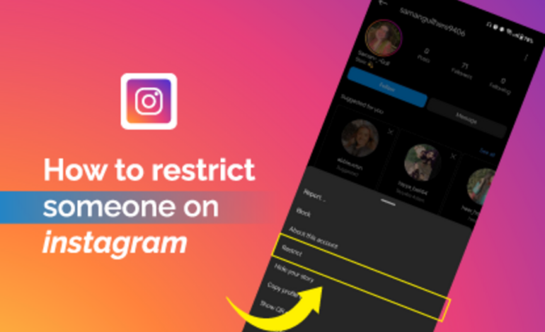How to restrict someone on instagram