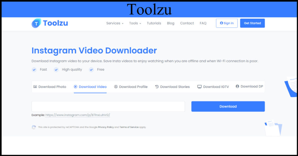 Toolzu IG photo Downloader