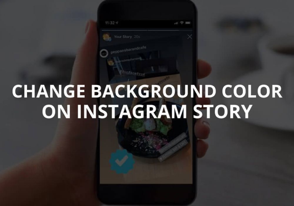 How to Change Background Color on Instagram Story with Photo