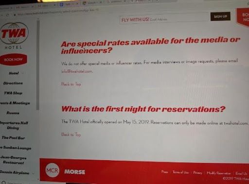 The hotel that clarifies they do not offer special media or influencer rates on their sites
