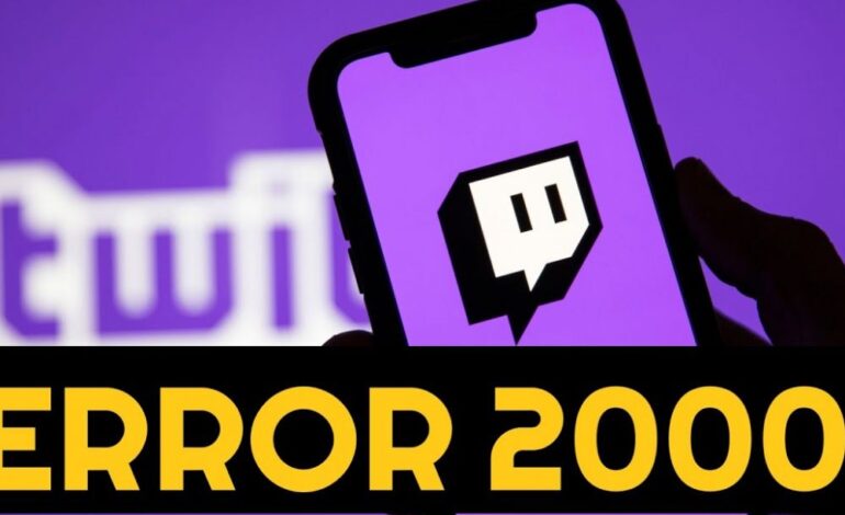 How To Fix Twitch Network 2000 Error [Solved 2024]