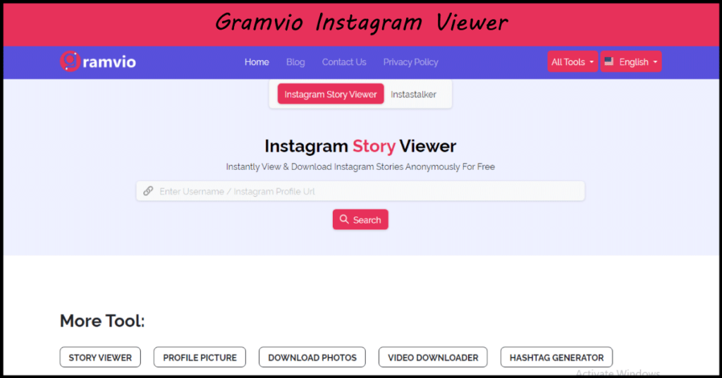 Gramvio Instagram Viewer